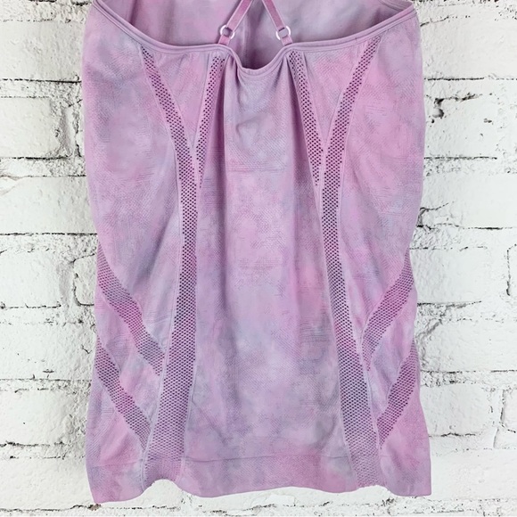 Athleta Purple Lavender Headstand High Neck Seamless Tank Large - Picture 8 of 9